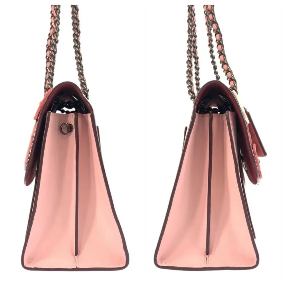 Coach Leather Parker Tea Rose Blossom Bag - Picture 9 of 10